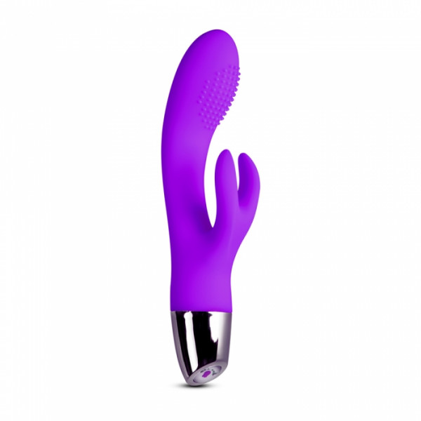 Vibrator Rabbit Benny 10 Modes Vibration Silicon USB 20cm purple 5000128037631 Multifunkciós