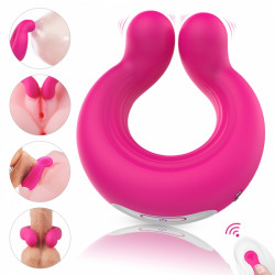 Stimulator London Eye Remote Control Silicon USB Pink 5000128004664 Multifunkciós