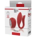 Pandora Remote Control Torque Vibrator 12 Vibration Modes Red Silicon 8720365100901 Multifunkciós