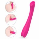 Flexible Vibrator Paris 9 Modes Vibration Silicone Liquid USB USB 17.7 Cm  5000128027007 Multifunkciós