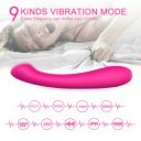 Flexible Vibrator Paris 9 Modes Vibration Silicone Liquid USB USB 17.7 Cm  5000128027007 Multifunkciós