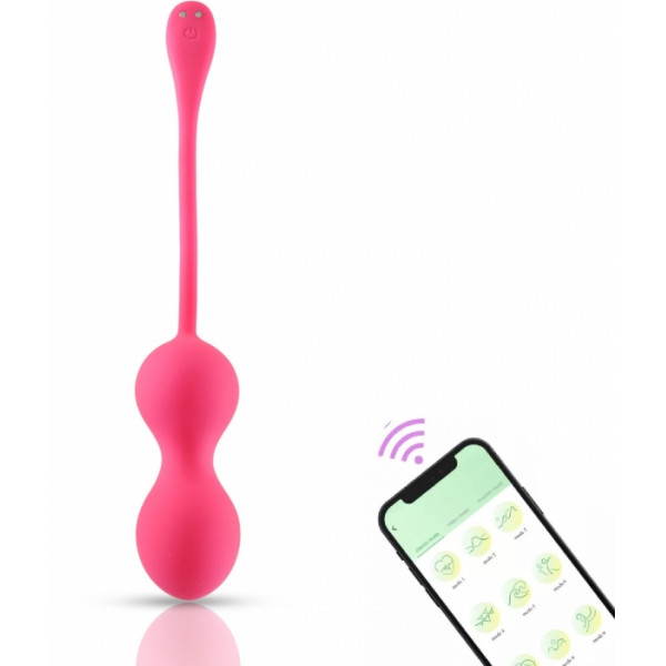 Fendi Vaginal Balls Mobile APP, Bluetooth Control, Silicone, USB, Fuchsia, 21.8 cm 5000128039949 Multifunkciós