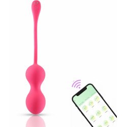 Fendi Vaginal Balls Mobile APP, Bluetooth Control, Silicone, USB, Fuchsia, 21.8 cm 5000128039949 Multifunkciós Multifunkciós