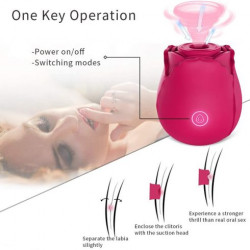 ROSE SUCK MASSAGER USB 10 FUNCTION 5903661805432 Csiklóizgatók