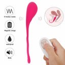 Egg Vibrator Aarya Remote Control 9 Vibration Modes + 5 Intensity Speed Silicon USB Pink Mokko Toys Multifunkciós