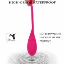 Egg Vibrator Aarya Remote Control 9 Vibration Modes + 5 Intensity Speed Silicon USB Pink Mokko Toys Multifunkciós