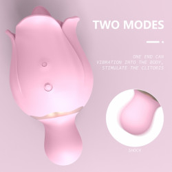 Vibrator Bloom, 18 Moduri Stimulatoare, Silicon, USB, Pink, 10.9 cm  5000128054041 Csiklóizgatók