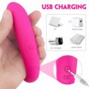 Stimulator Super Roll 9 vibration mode Silicon, USB,  12.5 cm 5000128054171 Multifunkciós