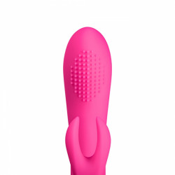 Vibrator Rabbit Benny 10 Modes Vibration Silicon USB Pink 20 Cm 5000128037648 Szilikonos