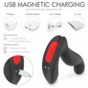 Mack Remote Control 9 Modes Vibration & Rotation Stimulator Black Silicone 12.7 Cm 5000128026604 Multifunkciós