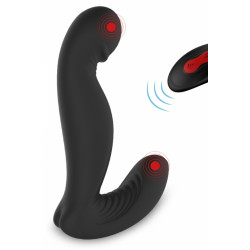 Mack Remote Control 9 Modes Vibration & Rotation Stimulator Black Silicone 12.7 Cm 5000128026604 Multifunkciós Multifunkciós