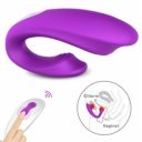Vibrator Couple's Fun Remote Control Silicon 9 Functions Vibration USB Purple 5000128004633 Vízálló vibrátorok