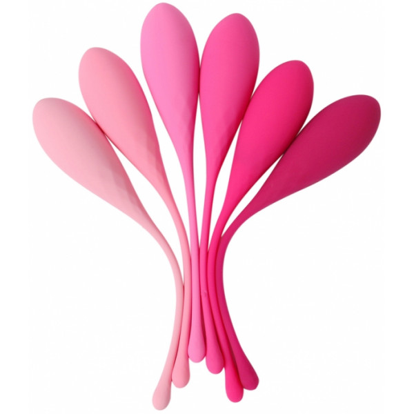 Set 6 Bile Vaginal Kegel Silicon 5000128004763 Gésagolyók