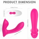 Sweety Dual Stimulator 9 Modes Vibration Remote Control Silicon USB Pink 5000128026710 Multifunkciós