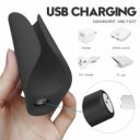 Alden Masturbator 9 Vibration Modes Silicon USB Black  5000128012478 Szilikonos