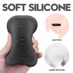 Alden Masturbator 9 Vibration Modes Silicon USB Black  5000128012478 Szilikonos