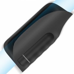 Alden Masturbator 9 Vibration Modes Silicon USB Black  5000128012478 Szilikonos Segédeszközök