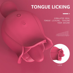 Vibrator Bloom, 18 Moduri Stimulatoare, Silicon, USB, RED, 10.9 cm 5000128054058 Csiklóizgatók