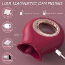 Vibrator Desire, 9F, Silicon, USB Multifunkciós