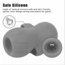 Space Masturbator With 2 Vibrating Eggs 9 Vibration Modes + 3 Intensities Speed Soft Silicon Gray 11.1 Cm 5000128036702 Művaginák
