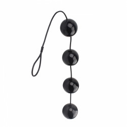 Butt Pleasure Anal Beads Extra Large, PVC, Black 759746431257 Gésagolyók Gésagolyók