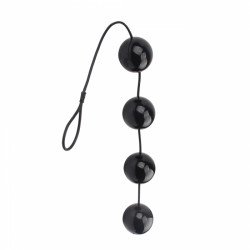 Butt Pleasure Anal Beads Extra Large, PVC, Black 759746431257 Gésagolyók Gésagolyók