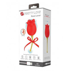 PRETTY LOVE - ROSE LOVER, 12 VIBRATION FUNCTIONS 12 LICKING SETTINGS ~   6959532326659 Csiklóizgatók