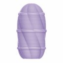 Egg Cupid X Smooth Stripes Masturbator, Purple Művaginák
