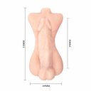 Dildo Temptation Bigger Man, TPR, Natural, 21 cm 6959532333749 Dildo