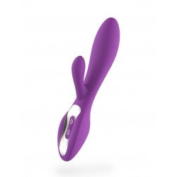 Vibrator Rabbit Breeze, 9 Vibration Modes, Silicon, USB, Purple 20.1 cm Vibrátorok Segédeszközök