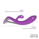 Vibrator Rabbit Luxe Wave & Vibrations Silicon Mov USB 5000128012546 Vízálló vibrátorok