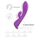 Vibrator Rabbit Luxe Wave & Vibrations Silicon Mov USB 5000128012546 Vízálló vibrátorok
