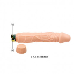 Vibrator Realist Bob Multispeed Natural 22.5 Cm  6959532326529 Vibrátorok