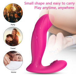 Vibrator Wish, 9 Moduri Vibratii, Silicon, USB, 12.7 cm Multifunkciós