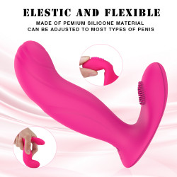Vibrator Wish, 9 Moduri Vibratii, Silicon, USB, 12.7 cm Multifunkciós
