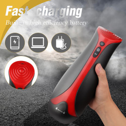 Tay 7 Masturbator Automatic Pulsing Modes 3 Modes USB Suction 27 Cm Multifunkciós