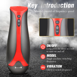 Tay 7 Masturbator Automatic Pulsing Modes 3 Modes USB Suction 27 Cm Multifunkciós