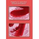 Magnus Vibrator, Vibrating & Patting, Silicone, USB, Red, 24 cm 6427885000293 Vízálló vibrátorok