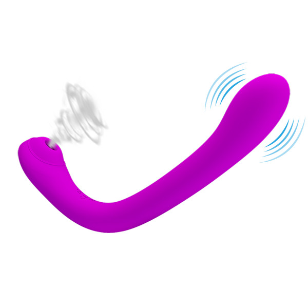 Pretty Love Alex Stimulator, 12 Vibration Modes, 4 Suction Modes, Silicone, USB, Purple 6959532334043 Multifunkciós