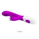 Pretty Love Moth Vibrator, 12 Vibration Modes, 3 Tongue Movement Rhythms, Silicone, Purple, 20.7 cm 6959532327311 Multifunkciós