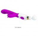 Pretty Love Moth Vibrator, 12 Vibration Modes, 3 Tongue Movement Rhythms, Silicone, Purple, 20.7 cm 6959532327311 Multifunkciós