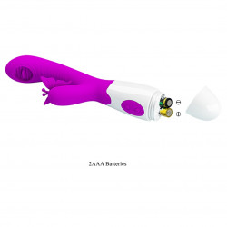 Pretty Love Moth Vibrator, 12 Vibration Modes, 3 Tongue Movement Rhythms, Silicone, Purple, 20.7 cm 6959532327311 Multifunkciós