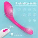 Dual Stimulator Bendable Nifty Remote Control 9 Modes Vibration Silicon USB Pink Multifunkciós
