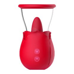 Cerise Pleasure Kit Stimulator, Sucking&Licking, Silicone, USB, Red 6427885000248 Csiklóizgatók Csiklóizgatók