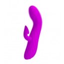 Pretty Love Anthony Vibrator, 12 Vibration Modes, 12 Suction Modes, Silicone, USB, Purple, 19 cm  6959532331608 Multifunkciós