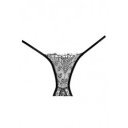 Bikini Crothless Enchanted Belle Adore BLK. OS  883045908360 Bugyi