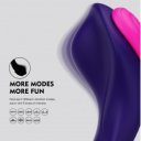 Wearable Vibrator Amour, 9 Vibration Modes, 9 Vibration Intensities, Silicone, USB, Purple,  My Little Secret 6427885000064 Csiklóizgatók