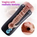 Masturbator Doxie, 10 Moduri Vibratii, TPE, USB, Natural, 23 cm 5000128054423 Művaginák