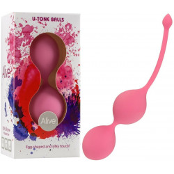 Vaginal Bile Kegel U-Tone 35 Mm Pink Alive 8433345405711 Gésagolyók Gésagolyók