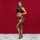 Clara Set 2 Pieces Top+Stockings, Black, S-L  5000128039673 szett